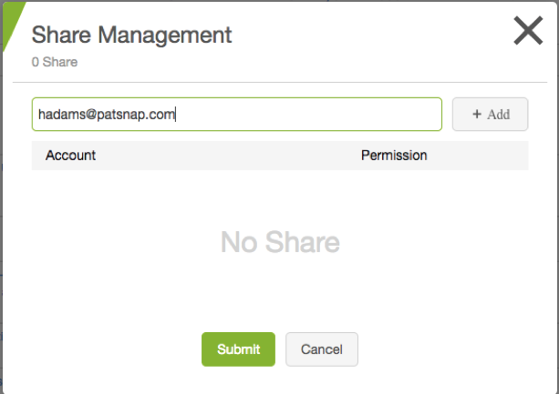 Share management of work with colleagues (Source: PatSnap platform)