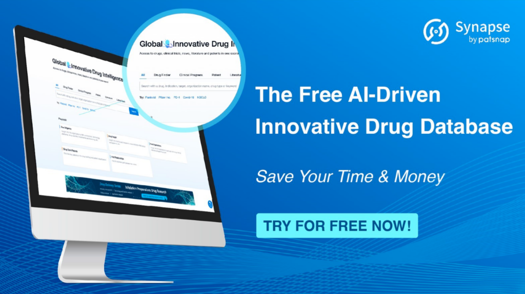 Patsnap Synapse Free-AI Driven Innovative Drug Database