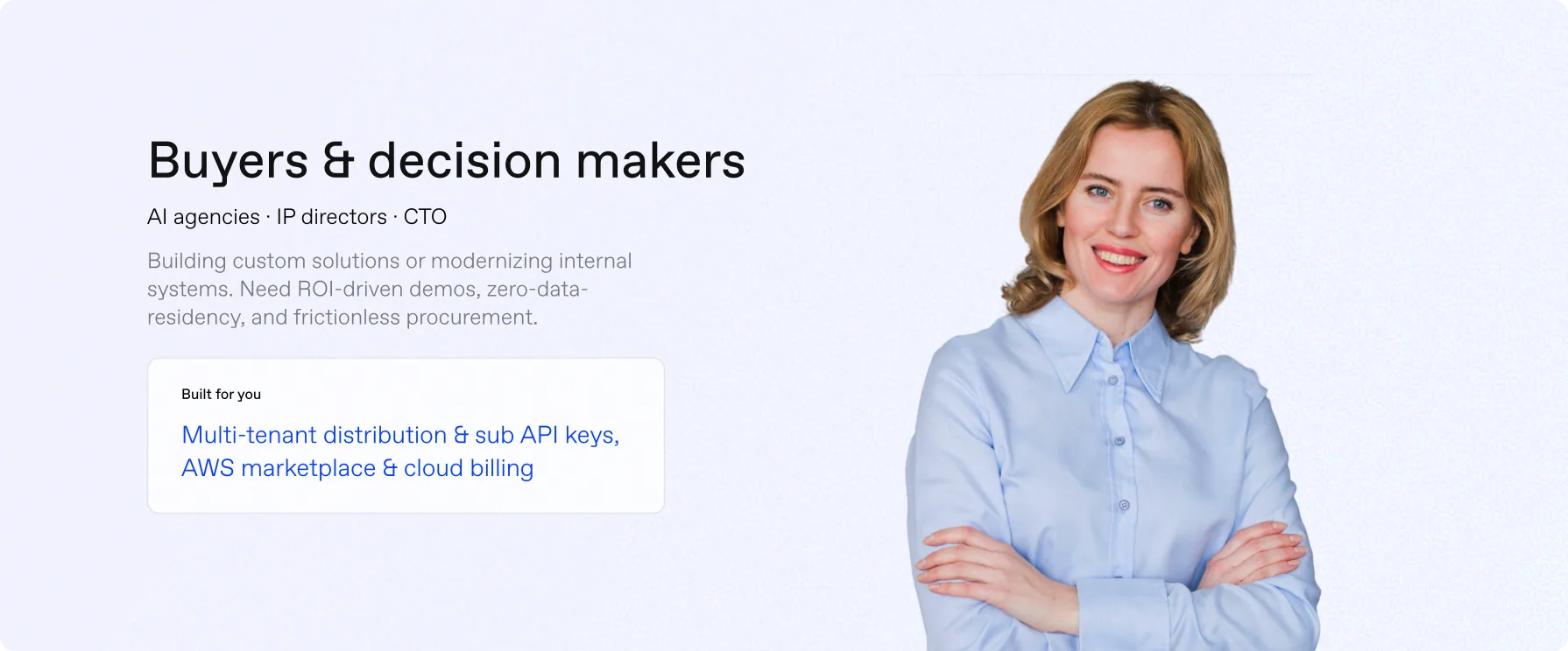 Buyers and decision makers